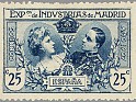 Spain - 1907 - Industry - 25 CTS - Blue - Industry, Expo, Madrid - Edifil SR3 - Madrid Exhibition Industries - 0